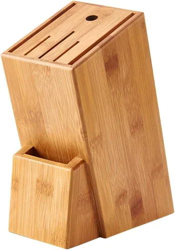 Miniatura 2 de STOBAZA Soporte de bloque de cuchillos para organización de cocina, elegante estante para almacenamiento de cubiertos y utensilios que mantiene tus