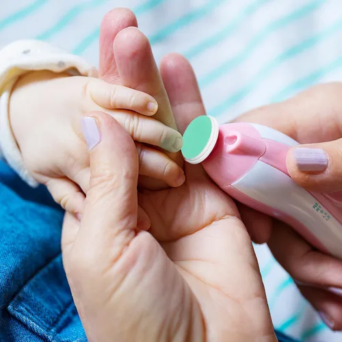 Miniatura 2 de DOITOOL Almohadillas de repuesto para lima de uñas eléctricas para bebés, 24 cabezales de rectificado de 0.70 pulgadas para recortadora de uñas