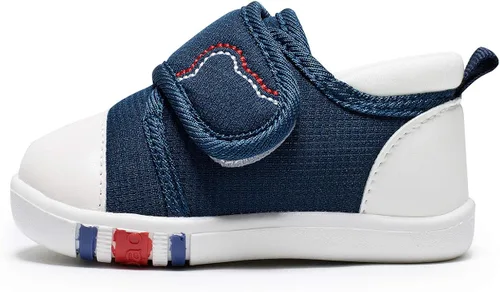 Miniatura 3 de HLMBB Zapatos de caminar para bebés, niñas y niños pequeños de 9, 12, 18, 24 meses, para niños y niñas, con suela de goma dura de malla transpirable