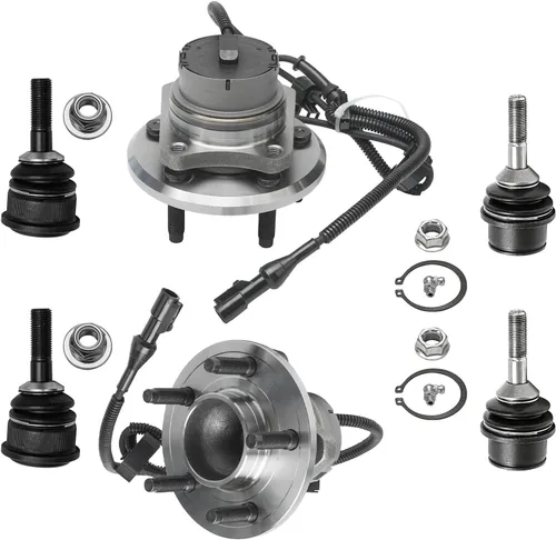 Miniatura 65 de Detroit Axle - Kit de extremo delantero RWD para Chrysler 300 Dodge Challenger Charger Upper Lower Control Arms rótulas de rodamiento de rueda Bujes