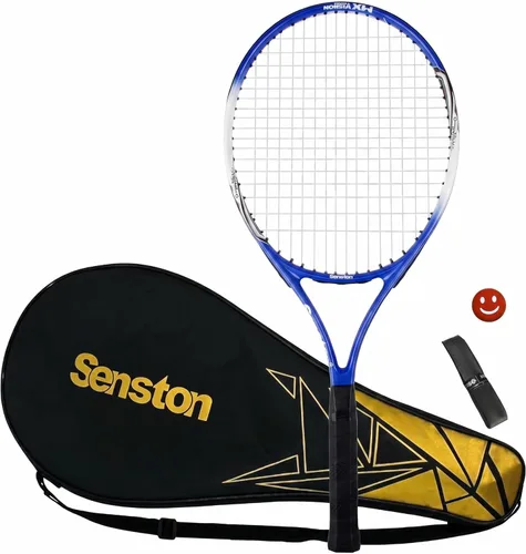 Miniatura 9 de Senston Raqueta de Tenis Junior para Niños de 19" 23" 25" para Niños Niñas Chicos Chicas Raquetas de Tenis con Funda de Raqueta Azul