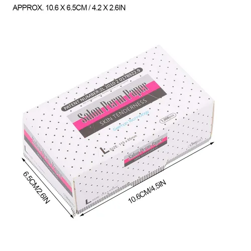 Miniatura 6 de ZJchao Hair Perm - Malla de papel permanente transpirable, herramienta de peluquería para peluquería, permanente profesional para cabello tratado