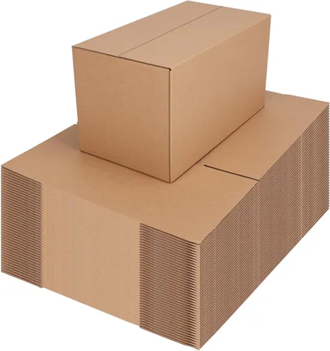 Miniatura 16 de CRUGLA Paquete de 40 cajas de envío de 8 x 6 x 4, cajas de cartón para pequeñas empresas, caja de correo corrugada a granel para embalaje