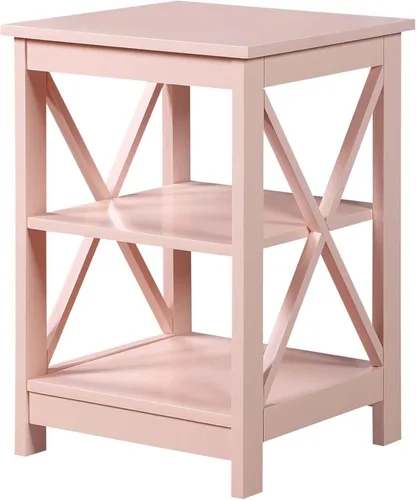Miniatura 20 de Convenience Concepts Oxford Mesa Final de 15.75" - Mesa moderna de sala de estar con estantes de almacenamiento, mesa auxiliar de noche transicional