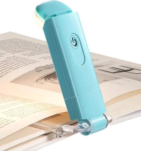 Miniatura 14 de DEWENWILS Luz de lectura de libros, recargable por USB, para leer en la cama, luces LED con clip para niños, ratones de biblioteca, bloqueo de luz