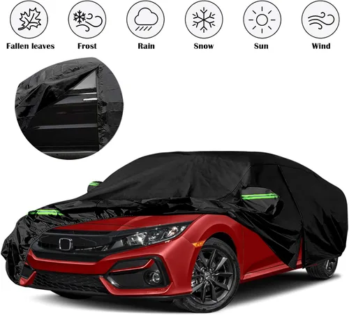 Miniatura 7 de Funda impermeable para automóvil de repuesto para Honda Civic Hatchback 2011-2023, tela Oxford 310D, ajuste personalizado, fundas para automóvil