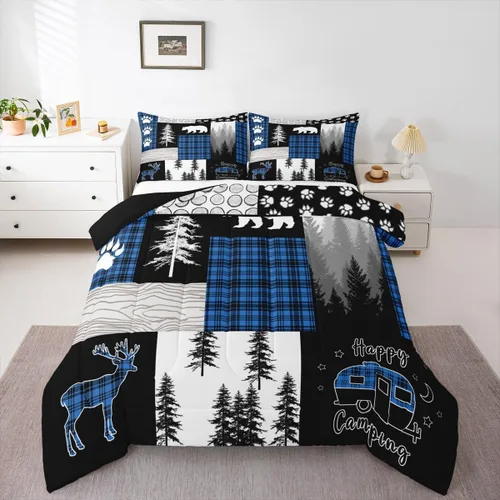 Miniatura 34 de Erosebridal Juego de ropa de cama con diseño de mariposas de dibujos animados, decoración de habitación de niñas, animales salvajes, mariposas rosas