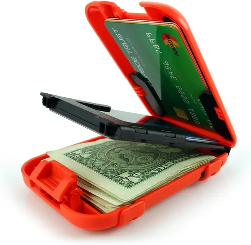 Miniatura 9 de Flipside Wallets 4 Cartera con bloqueo RFID para hombre con clip extraíble para dinero, delgada, segura y resistente a los golpes