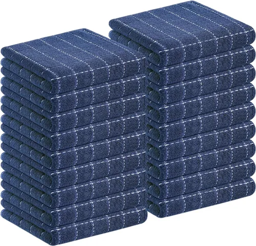 Miniatura 170 de Homaxy Paños de cocina 100% algodón de felpa, toallas de cocina ultra suaves y absorbentes para la cocina, adecuadas para secar y lavar platos