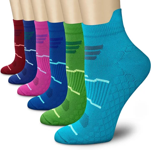 Miniatura 20 de CHARMKING Calcetines de compresión para mujeres y hombres, circulación de 15 a 20 mmHg, lo mejor para atletismo, correr, ciclismo, enfermera, uso