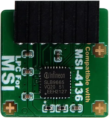 Miniatura 3 de Módulo TPM2.0 TPM LPC 14Pin Módulo con infineon SLB9665 para MSI Motherboard Compatible con TPM2.0 (MS-4136)