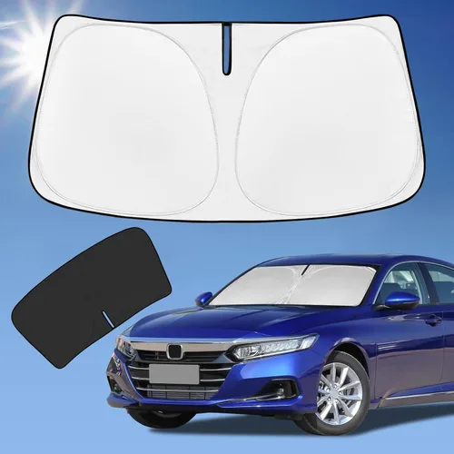 Miniatura 28 de para Dodge RAM 1500 2019-2024 2025 2026 Parasol Parasol para Parabrisas Cubierta - 4 Capas Parasol para Ventana Delantera para RAM1500 2Puertas