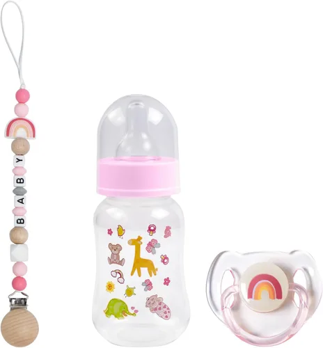 Miniatura 11 de SCOM Juego de Accesorios para Muñeca Bebé Reborn - Chupetes Magnéticos Arcoíris y Biberones para Muñeca Bebé Removibles Reutilizables con Clips