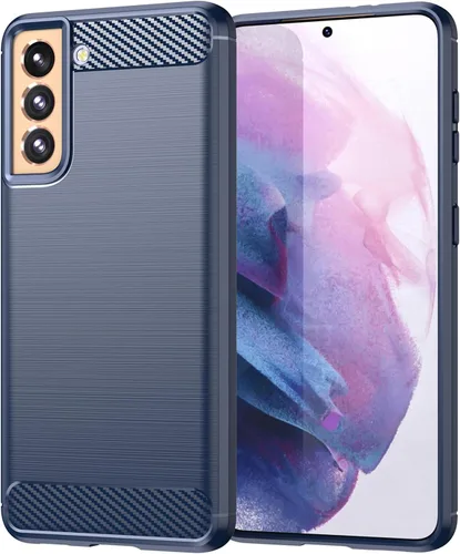 Miniatura 45 de Funda EUAGVQY para Samsung A70 Galaxy A70, Funda de Fibra de Carbono de TPU Blanda Antideslizante Duradera y Ligera, Funda Protectora para Samsung