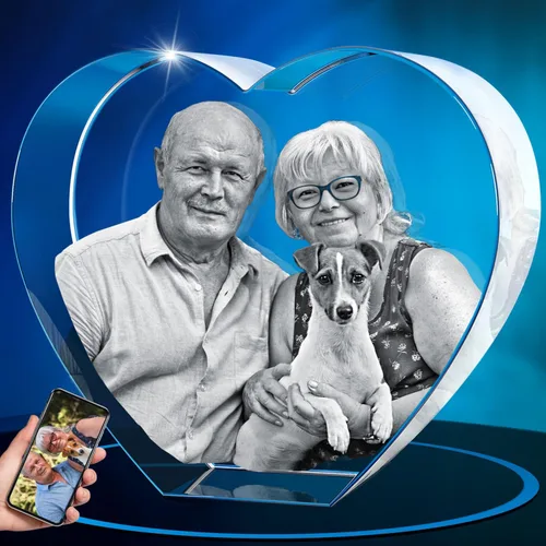 Miniatura 12 de ArtPix 3D Foto de cristal, regalos personalizados de Navidad para esposa, mujer, ella, mamá, él, hombres, madre, abuela, gran regalo personalizado