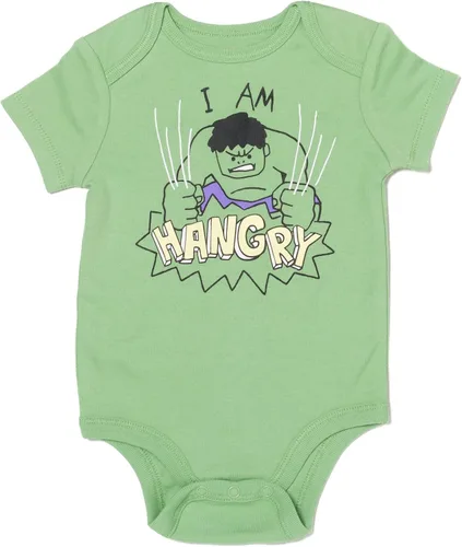 Miniatura 2 de Marvel Avengers Spider-Man Hulk Capitán América Baby - Conjunto de 3 piezas Cuddly Mix N Match Body Pants Hat