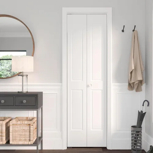 Miniatura 4 de Richelieu Hardware 14012WBC - Kit de herrajes para puerta doblada hacia adelante, 24 pulgadas (24.016 in), acabado en zinc blanco beige