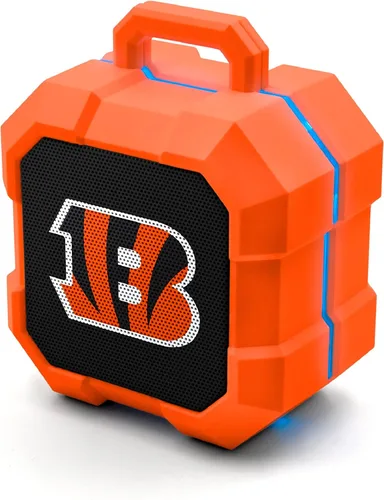 Miniatura 12 de SOAR NFL Shockbox - Altavoz Bluetooth inalámbrico LED, resistente al agua, IPX4, 5.0 Bluetooth con más de 5 horas de tiempo de reproducción, pequeño