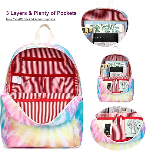 Miniatura 6 de CAMTOP Juego de morral y lonchera para niñas de preescolar y primaria