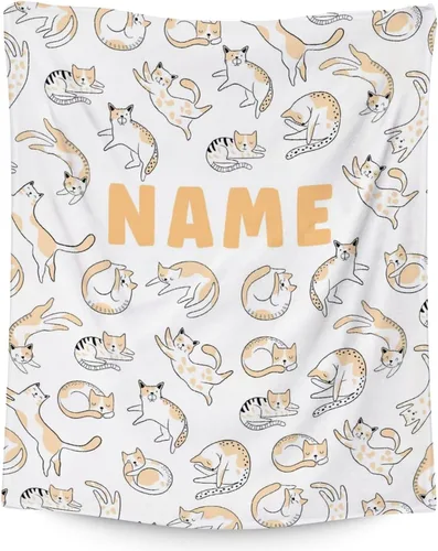 Miniatura 21 de Manta de gato para niños, tamaño de regazo de 30 x 40 pulgadas, manta de felpa suave y peluda para regalo, manta negra de dibujos animados