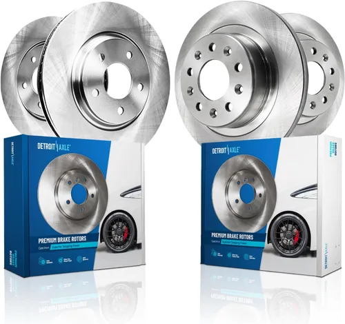 Miniatura 79 de Detroit Axle - Rotores de freno para Ford Mustang 2015 2016 2017 2018 2019 2020 2021 2022 2023 Rotores de freno de disco 2016 2017 2018 2019