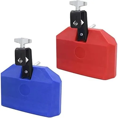 Miniatura 2 de 5 Inch Jam Block,Plastic Musical Percussion Block Compatible With Latin Drum Instrument(Blue)