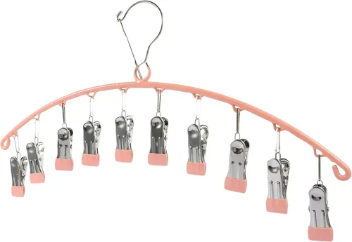 Cabilock Estante de calcetines con múltiples clips para colgar calcetines, versátil colgador de sombreros, organizador de sombreros para gorras de