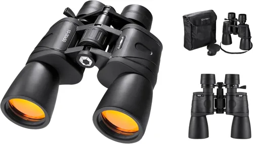 Barska Gladiator - Prismáticos con zoom de 10-30x50 con adaptador de trípode para observación de estrellas, observación de aves, senderismo,