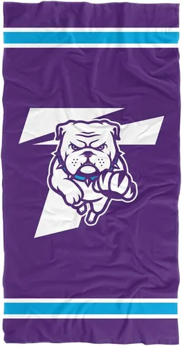 Miniatura 61 de LOGOVISION Manta Abilene Christian University, 30 x 60 pulgadas, logotipo primario CottonFront/PolyBackBeachTowel