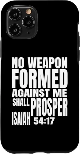 Miniatura 26 de iPhone 13 Pro No hay arma formada contra mí prosperará Isaías 54:17