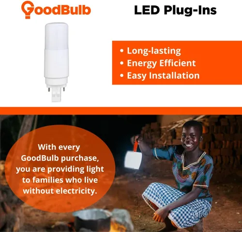 Miniatura 5 de GoodBulb Bombillas LED Omni de repuesto de 9 vatios Comercial 7 W híbrido 2 pines GX23 base 3500K blanco neutro Alto rendimiento 700 lúmenes