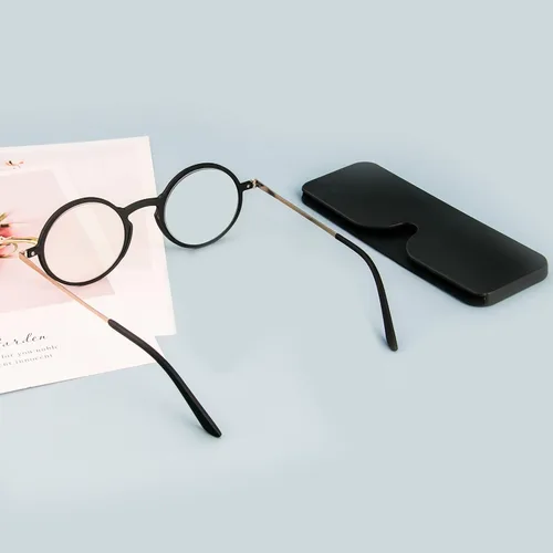 Miniatura 7 de Ultra-thin flat anti-blue reading glasses neutral reading glasses unbreakable pocket-sized anti-glare glasses