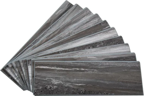 Miniatura 10 de Palisade - Azulejos de vinilo entrelazados impermeables para pared, cocina o baño, granito Prado (4.5 x 11.1 pulgadas. Muestra)