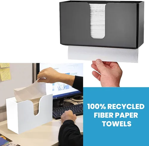 Miniatura 4 de Perfect Stix - Toallas de papel multiplegables blancas- Paquete de 2-250 ct. Total de 500 toallas