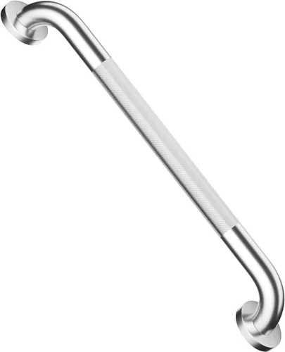 Miniatura 12 de Barra de agarre antideslizante para ducha de 24 pulgadas, acabado blanco frotado con aceite, diámetro de 1.25", Barra de agarre para baño Munzong