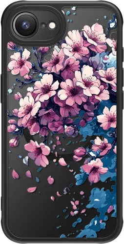 Miniatura 155 de FUNMIKO Funda para iPhone 16 Plus, carga inalámbrica y protección de grado militar, diseño floral moderno para mujeres y niñas, funda antideslizante