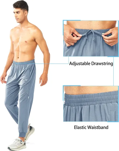 Miniatura 3 de NORTHYARD Pantalones deportivos para correr para hombre, ligeros, de secado rápido, para gimnasio, deportes activos, entrenamiento en pista