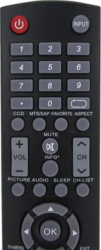 Miniatura 2 de HCDZ Mando a Distancia de Repuesto para Insignia TV-5620-77-RB NS-LTDVD19 NS-LTDVD26 NS-LTDVD32 NS-LTDVD19-09 NS-LTDVD26-09 NS-LTDVD32-09 NS-13CTV