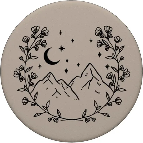 Miniatura 3 de Topo - PopSockets de montaña con diseño floral bohemio y chic