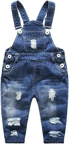 Miniatura 9 de Conjunto de pantalones de jean para bebés y niños pequeños