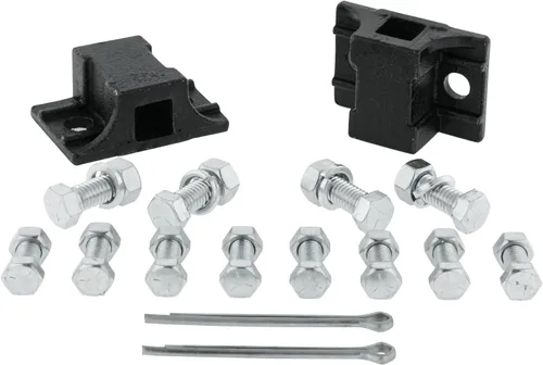 Miniatura 4 de Soportes de Guardabarros para Camiones Semi, Angledown, 28", Barra Tipo Acero Cuadrado de 0.640" - 1 Par de Soportes de Guardabarros para Camiones