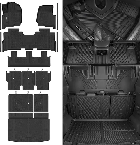 Miniatura 95 de Alfombrillas de piso Naibeve para Ford Edge 2015 2016 2017 2018 2019 2020 2021 2022 2023 2024 2025 - Ajuste personalizado para todo clima