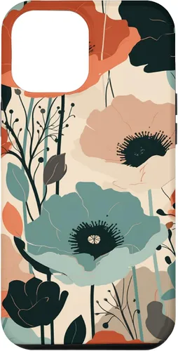 Miniatura 25 de Funda para iPhone 11 Pro Max Minimal Poppy Flower Boho Floral Cute Aesthetic