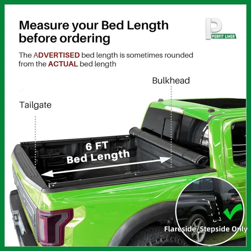 Miniatura 4 de Low-Profile Flip-Up Hard Tri-Fold Tonneau Cover for Ford Ranger (2019-2023)—Fits 5.0ft Short Bed