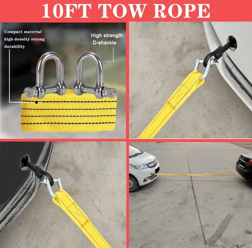 Miniatura 3 de LIANXIN Kit de herramientas de emergencia en carretera para automóvil, kits de emergencia para vehículos automóviles, con kit de cables de puente