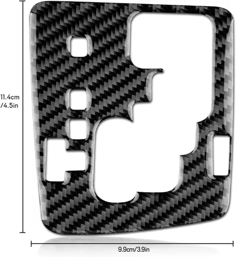 Miniatura 2 de AIRSPEED Cubierta Adhesiva de Consola Central de Fibra de Carbono para Cambio de Marchas Panel Interior para Mazda 3 2010 2011 2012 2013 Accesorios