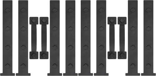 Miniatura 8 de Kit de herrajes magnéticos decorativos para puerta de garaje, atractivas bisagras de imitación, accesorios de decoración, 1 acentos de puerta