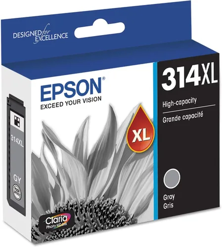 Miniatura 6 de Epson 312 Claria Photo HD Cartucho magenta de alta capacidad (T312XL320-S) 314 Claria Photo HD Ink Cartucho gris de alta capacidad (T314XL720-S)