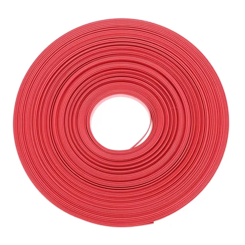 Miniatura 22 de Uxcell Tubo Termorretráctil 8mm de Diámetro 12.5mm de Ancho Plano 10m de Longitud 2:1 Tubo de Manga Termorretráctil para Cable Transparente Claro