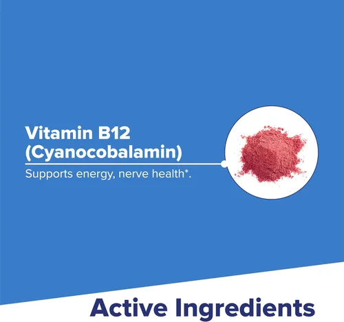 Miniatura 7 de Superior Source No Shot Vitamina B-12 Cianocobalamina 10000 mcg - Vitamina B-12 para apoyar la producción de energía, la salud del cerebro